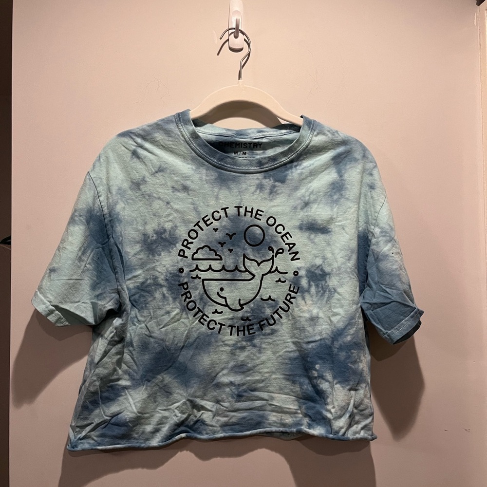 Chemistry Sky Blue Tie-Dye Tee